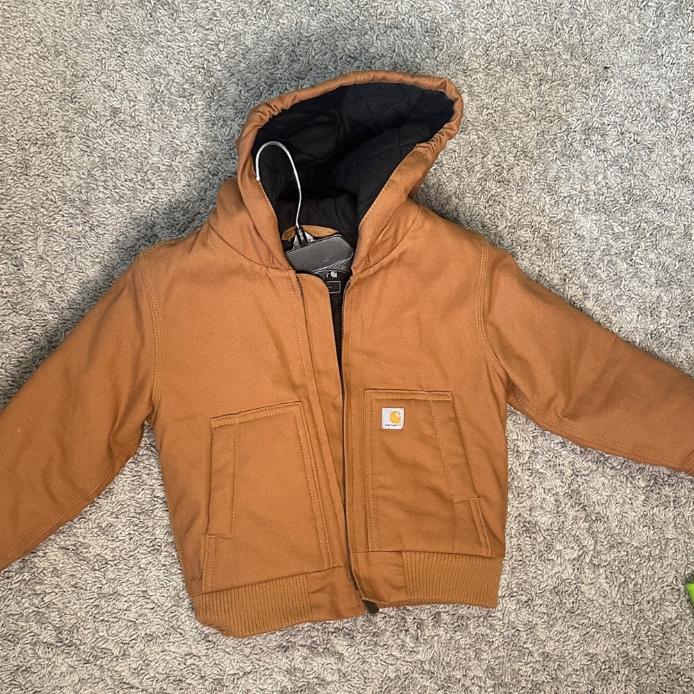 Carhartt Tan Hooded Jacket